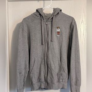 Polo | Bear Gray Zipper Jacket | Size Small
